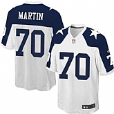 Nike Men & Women & Youth Cowboys #70 Zack Martin Thanksgiving White Team Color Game Jersey,baseball caps,new era cap wholesale,wholesale hats